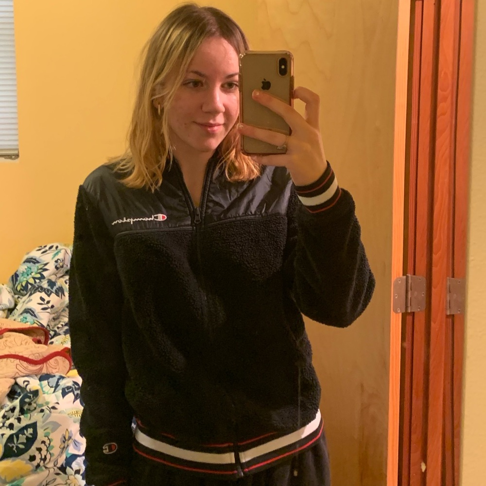 blacj Champion coat